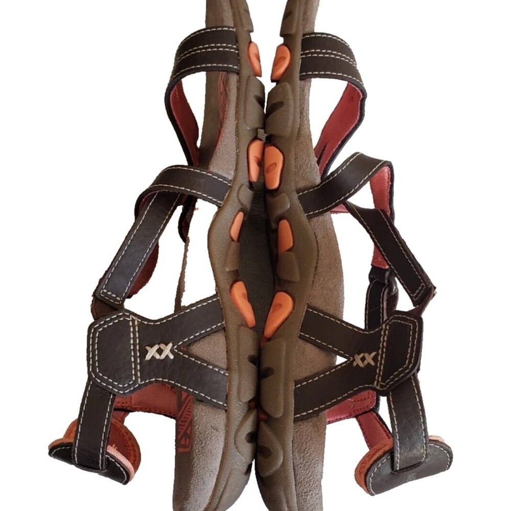 Merrell Brown Sandspur Leather Performance Sandals - Picture 7 of 9